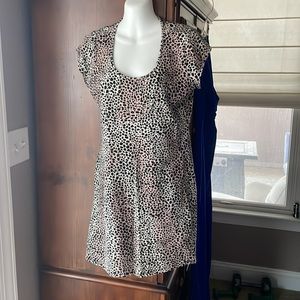 Cheetah print dress